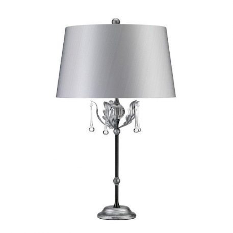 Amarilli Lampa klasyczna – Z abażurem – kolor srebrny, Czarny