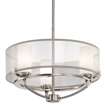 Astoria  Lampa sufitowa – Styl modern classic – kolor srebrny, transparentny