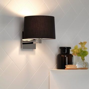 Azumi Lampa modern classic – Z abażurem – kolor połysk, srebrny