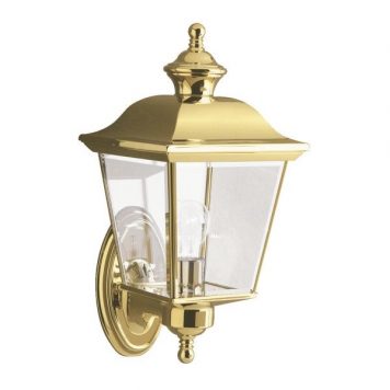 Bay Shore Lampa zewnętrzna – klasyczny – kolor mosiądz, transparentny, złoty