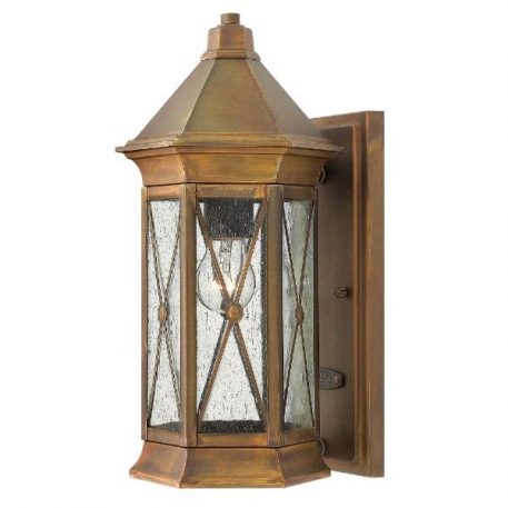 Brighton  Lampa zewnętrzna – klasyczny – kolor brązowy, transparentny