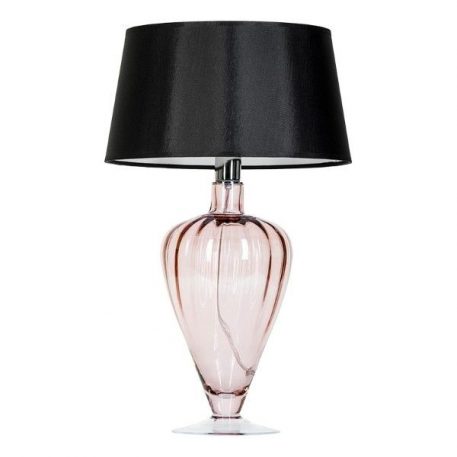 Bristol  Lampa stołowa – szklane – kolor miedź, transparentny, Czarny