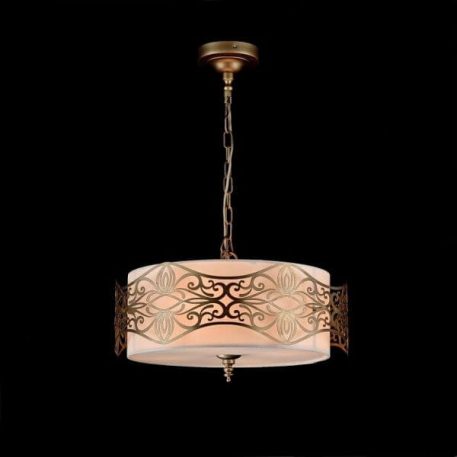 Burgeon Lampa wisząca – klasyczny – kolor beżowy, brązowy, złoty