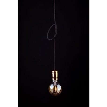 Cable  Lampa wisząca – industrialny – kolor miedź, Czarny
