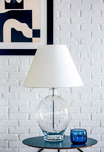 Capri Lampa nowoczesna – Styl modern classic – kolor biały, transparentny