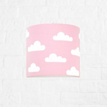 Chmurki Lampa nowoczesna – Z abażurem – kolor różowy