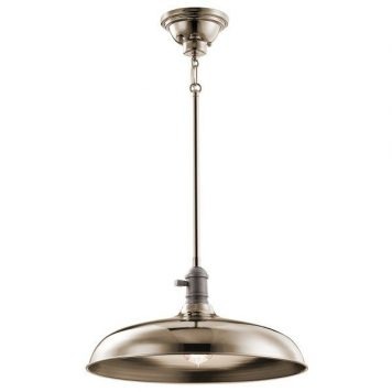 Cobson Lampa wisząca – industrialny – kolor srebrny