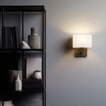 Connaught Lampa nowoczesna – Styl nowoczesny – kolor biały, brązowy