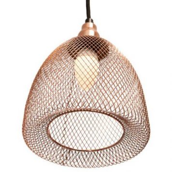 Copper Chic Lampa wisząca – industrialny – kolor miedź