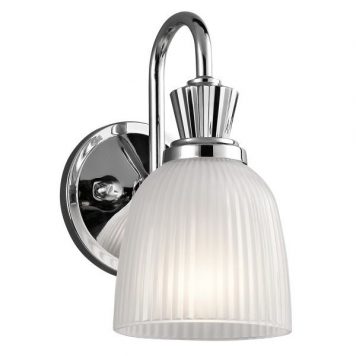 Cora  Lampa nowoczesna – szklane – kolor biały, srebrny