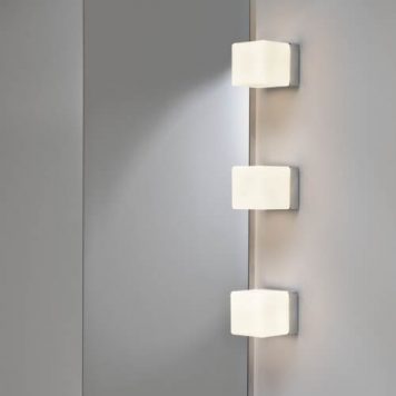 Cube Lampa nowoczesna – Styl nowoczesny – kolor biały, srebrny