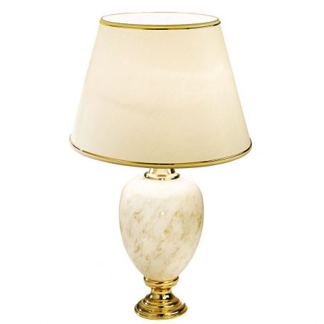 Dauphin Lampa klasyczna – Z abażurem – kolor beżowy, złoty