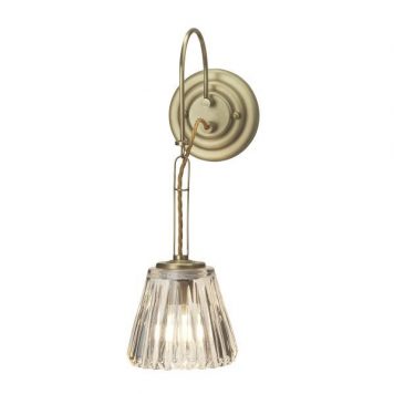 Demelza Lampa klasyczna – szklane – kolor mosiądz, złoty