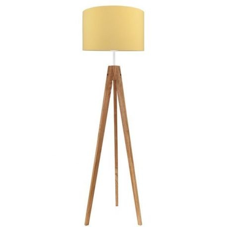 Elegance Lampa skandynawska – Z abażurem – kolor brązowy, żółty