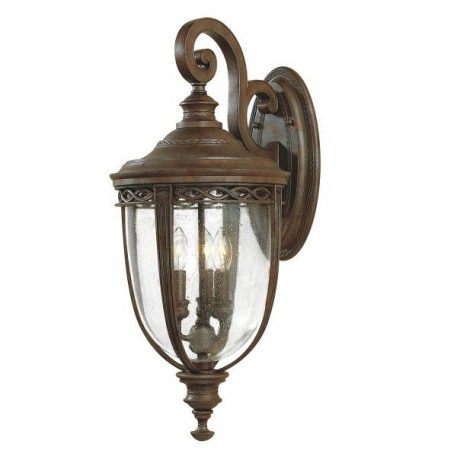 English Bridle Lampa zewnętrzna – klasyczny – kolor brązowy, transparentny