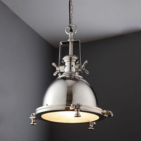 Fenton Lampa wisząca – industrialny – kolor srebrny