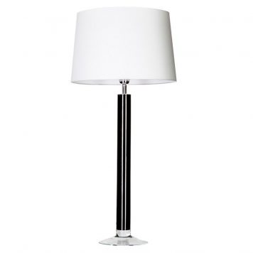 Fjord  Lampa nowoczesna – szklane – kolor biały, Czarny