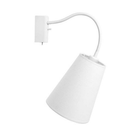 Flex Lampa nowoczesna – Z abażurem – kolor biały