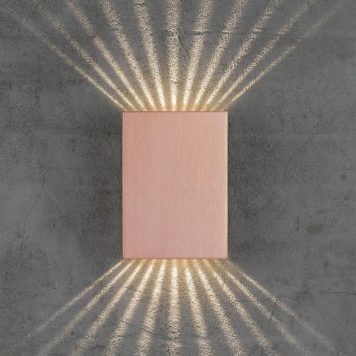 Fold  Lampa zewnętrzna – Styl nowoczesny – kolor miedź