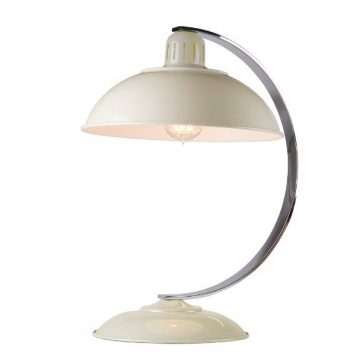 Franklin  Lampa klasyczna – klasyczny – kolor beżowy, srebrny