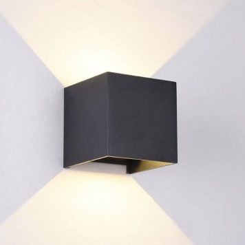 Fulton  Lampa zewnętrzna – Lampy i oświetlenie LED – kolor Czarny