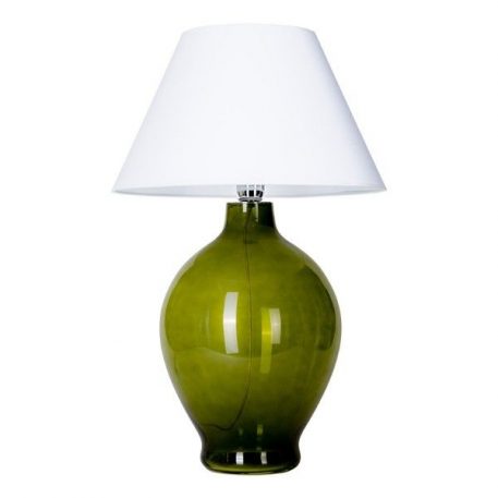 Genova Lampa stołowa – szklane – kolor biały, Zielony