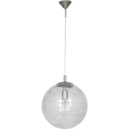 Globus  Lampa wisząca – szklane – kolor srebrny, transparentny