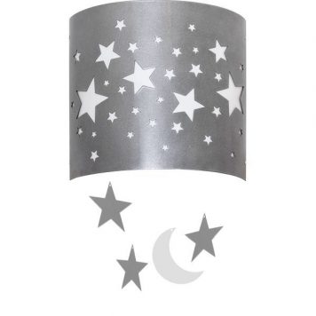 Gwiazdy  Kinkiet – kolor srebrny