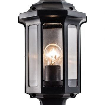 Half Lampa zewnętrzna – klasyczny – kolor Czarny