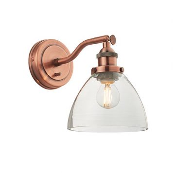 Hansen  Lampa klasyczna – industrialny – kolor miedź