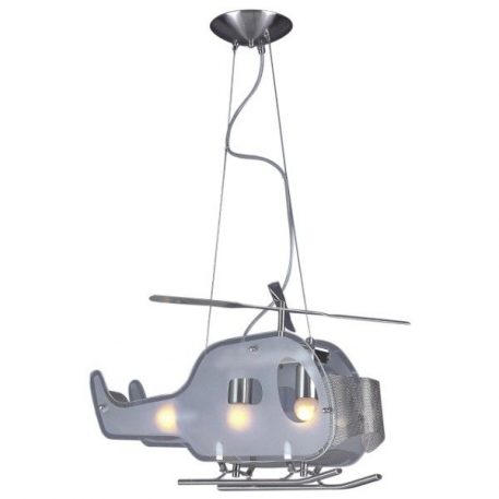 Helikopter Lampa wisząca – Styl nowoczesny – kolor srebrny