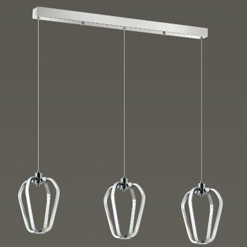 Hikone  Lampa wisząca – Lampy i oświetlenie LED – kolor srebrny