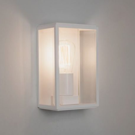 Homefield Lampa industrialna – industrialny – kolor biały, transparentny