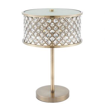 Hudson Lampa nowoczesna – kryształowe