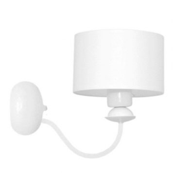 Ibis Lampa modern classic – Z abażurem – kolor biały