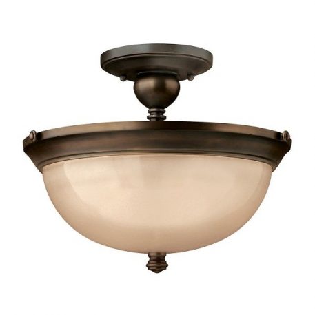 Industrial  Lampa sufitowa – szklane – kolor beżowy, brązowy