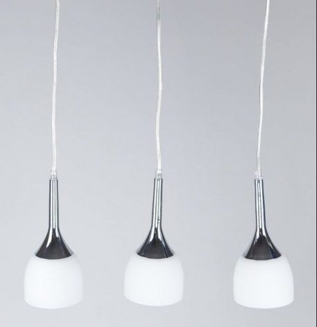 Kyoto  Lampa wisząca – Styl nowoczesny – kolor biały, srebrny