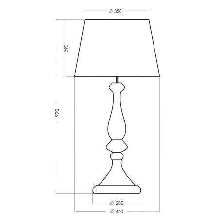Lampa modern classic Styl modern classic transparentny, Czarny  - Salon