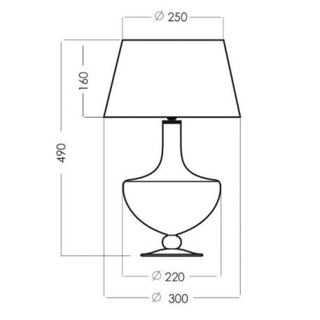 Lampa stołowa - L048411501