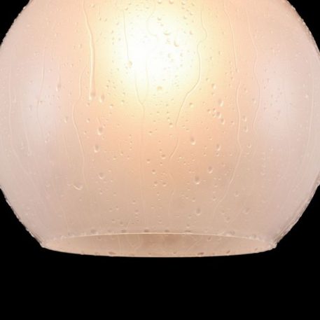 Lampa wisząca - białe szkło z efektem kropli wody - Maytoni