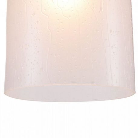 Lampa wisząca - białe szkło z efektem kropli wody - Maytoni