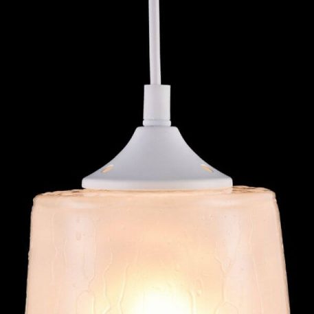 Lampa wisząca - mleczne szkło z efektem kropli wody - Maytoni