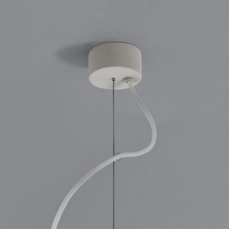 Lampa wisząca Styl nowoczesny biały  - Salon