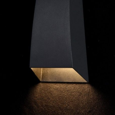 Lampa zewnętrzna - czarny metal, akrylowy dyfuzor - Maytoni