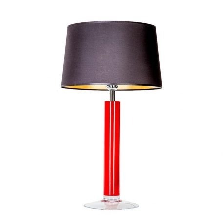 Little Fjord Lampa nowoczesna – Styl modern classic – kolor połysk, Czarny, Czerwony