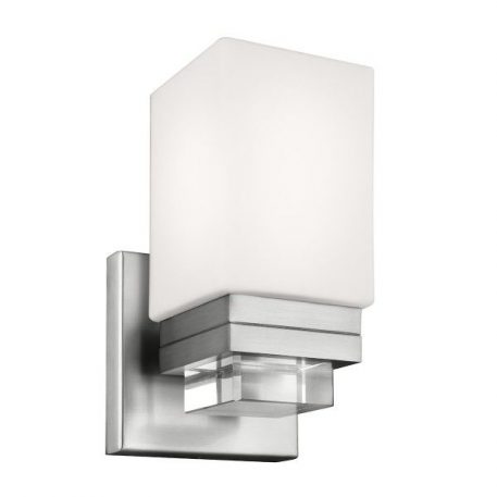Maddison Lampa nowoczesna – szklane – kolor biały, srebrny