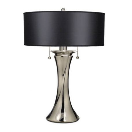 Manhattan Lampa modern classic – klasyczny – kolor srebrny, Czarny