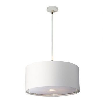 Modern  Lampa wisząca – Z abażurem – kolor biały