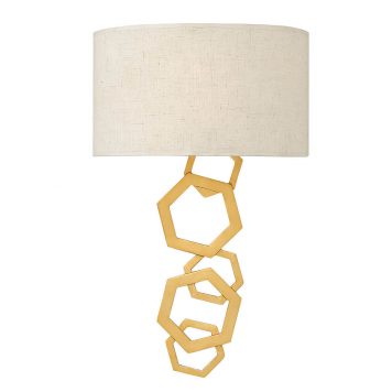 Moxi Lampa nowoczesna – Styl nowoczesny – kolor beżowy, złoty