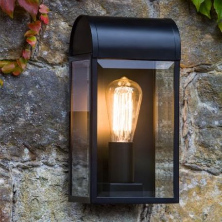 Newbury  Lampa zewnętrzna – klasyczny – kolor transparentny, Czarny